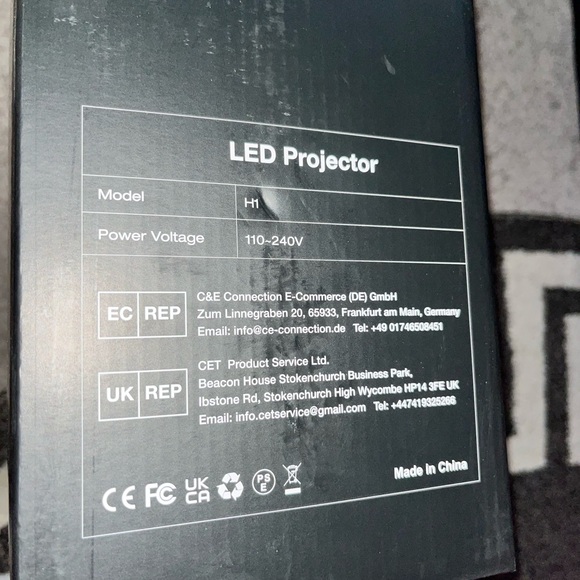 HAPPRUN Led Projector *NEW STILL IN BOX! - Picture 4 of 4
